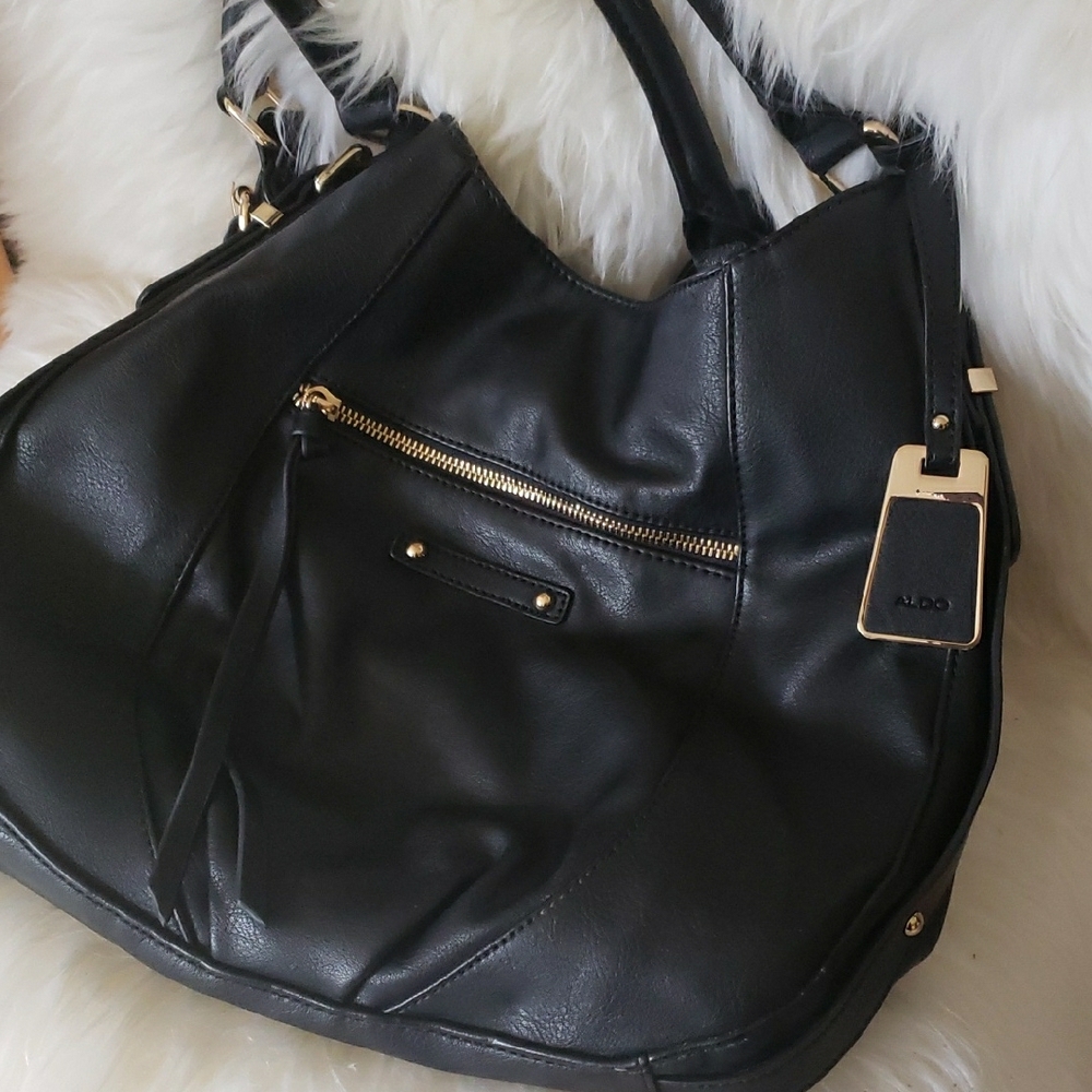 Aldo Black Leather Women's Bag